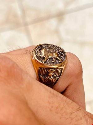 انگشتر شیرخورشید طلا روس 