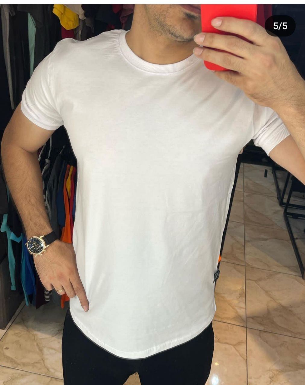 تیشرت ساده سفید 