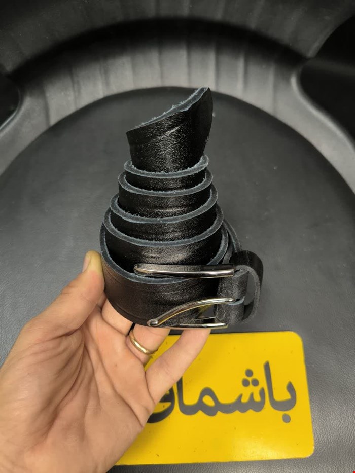 کمربند چرم طبیعی گاوی